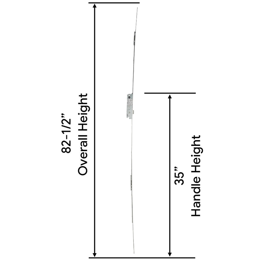 G-U Tripact Europa Active Multipoint Lock With Tongues - G-U Tripact Europa Active Multipoint Lock With Tongues