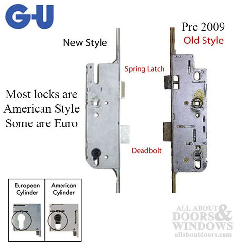 G-U Tripact Europa Active Multipoint Lock With Tongues - G-U Tripact Europa Active Multipoint Lock With Tongues