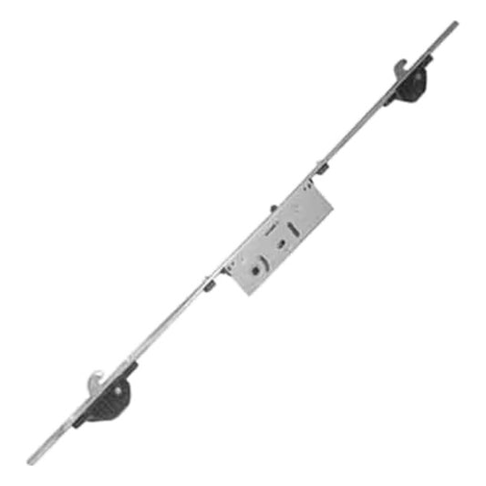 Hoppe Multipoint Lock - 2 Hooks, 30mm Sliding Door Lock, 16mm Face