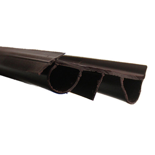 Door Bottom / Sweep, Staple-On,  Brown, 36 Inch