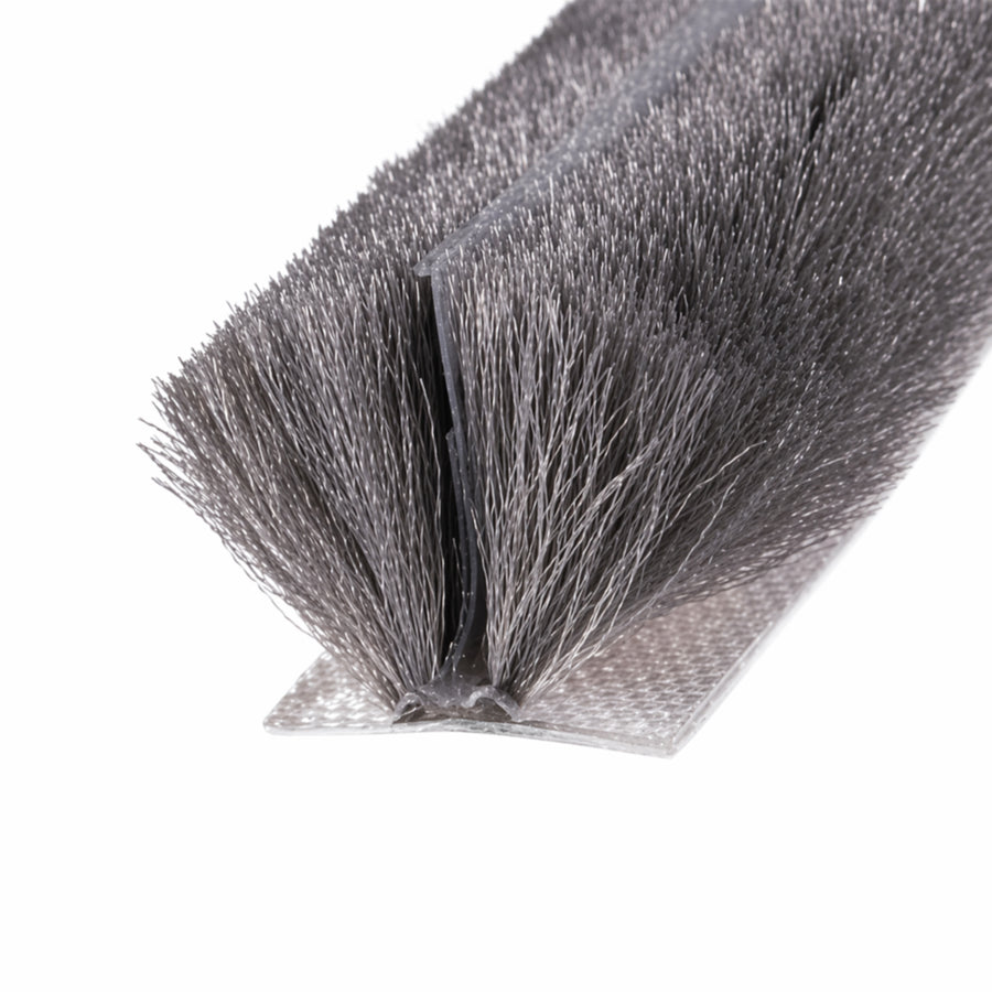 .270 backing x .220 Pile Weather-strip w/ Fin seal  - Gray or White - .270 backing x .220 Pile Weather-strip w/ Fin seal  - Gray or White