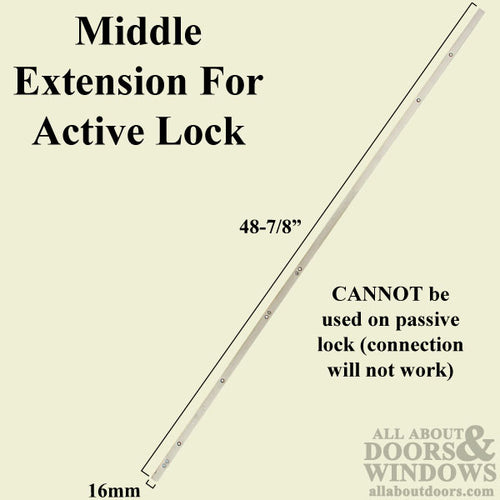16mm P2000 Active Upper Shootbolt Assembly, Doors 82 - 95.5 - 16mm P2000 Active Upper Shootbolt Assembly, Doors 82 - 95.5