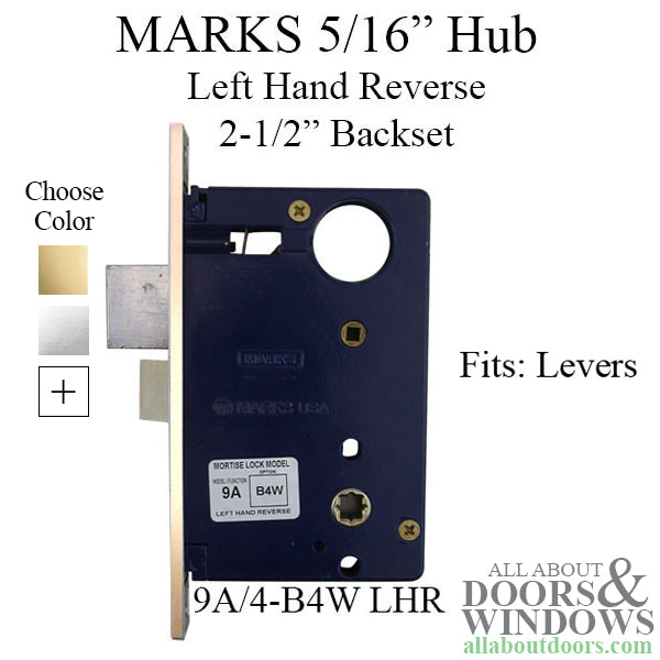 Marks 9000 Mortise Lock Case Right Handed Mortise Lock - Marks 9000 Mortise Lock Case Right Handed Mortise Lock