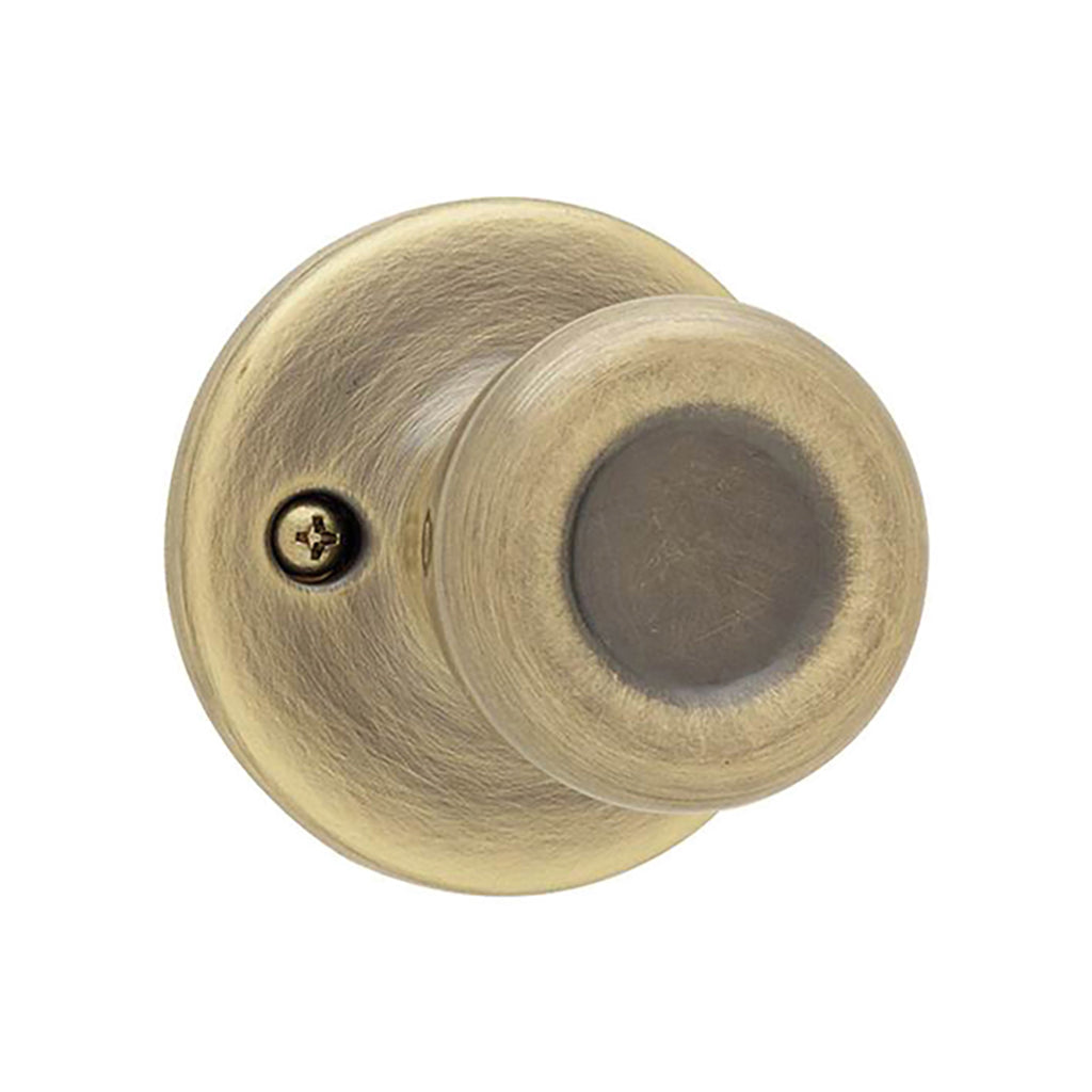 Kwikset Tylo Door Knob Antique Brass Dummy Door Handle Kwikset 488T-5V1 - Kwikset Tylo Door Knob Antique Brass Dummy Door Handle Kwikset 488T-5V1