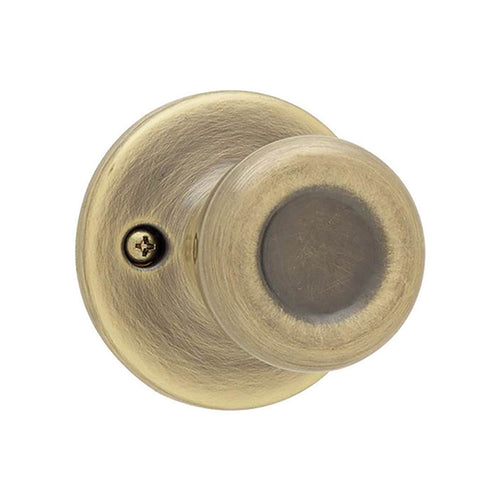 Kwikset Tylo Door Knob Antique Brass Dummy Door Handle Kwikset 488T-5V1 - Kwikset Tylo Door Knob Antique Brass Dummy Door Handle Kwikset 488T-5V1