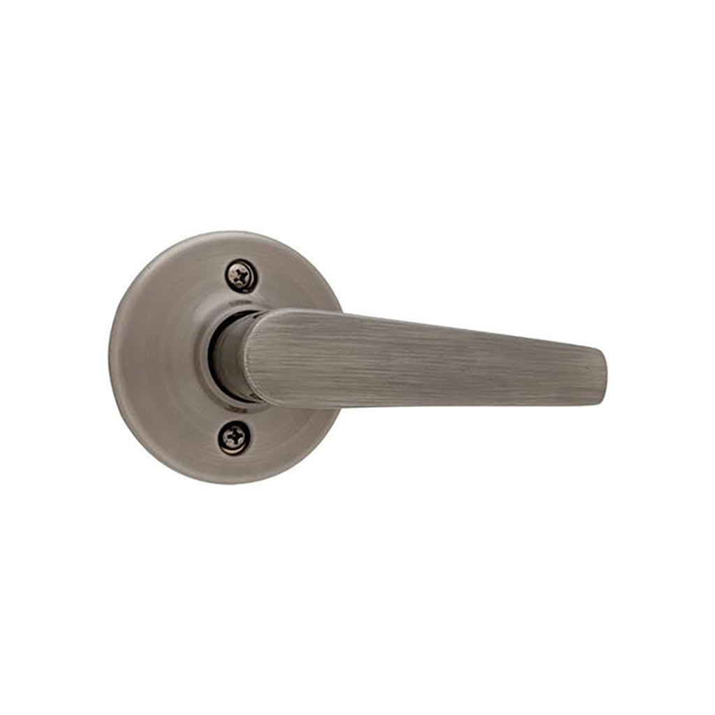 Kwikset Delta Single Dummy Door Handle 488DL-15AV1 Door Lever Antique Nickel - Kwikset Delta Single Dummy Door Handle 488DL-15AV1 Door Lever Antique Nickel