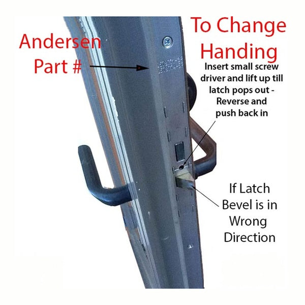 Andersen Active 8-0 Multipoint Lock 92-7/16 Frenchwood Hinged Door Stainless Steel - Andersen Active 8-0 Multipoint Lock 92-7/16 Frenchwood Hinged Door Stainless Steel