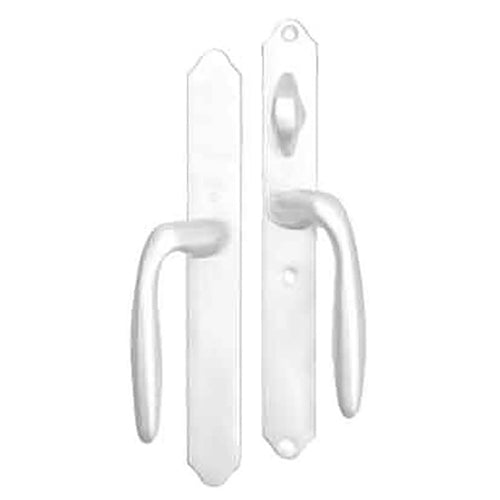 HOPPE HLS 9000 Sliding Door Handle Set with Verona Level Active Non-Keyed White - HOPPE HLS 9000 Sliding Door Handle Set with Verona Level Active Non-Keyed White