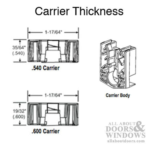 Quick Tilt Constant Force Balance .540 Carrier, Tandem Coil - Quick Tilt Constant Force Balance .540 Carrier, Tandem Coil