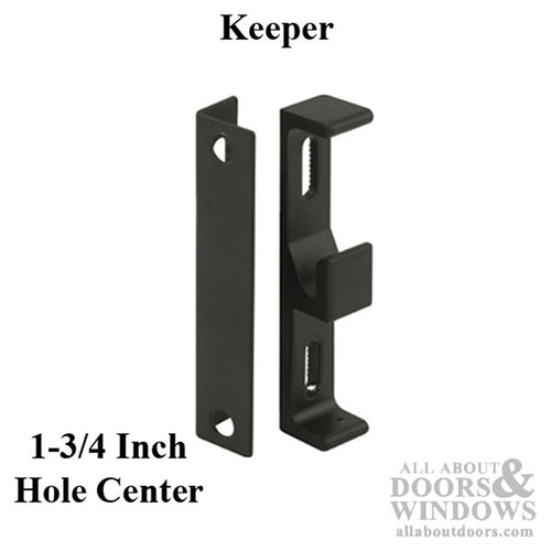 Strike Plate Keeper for Sliding Patio Door Face Mounted 1-3/4