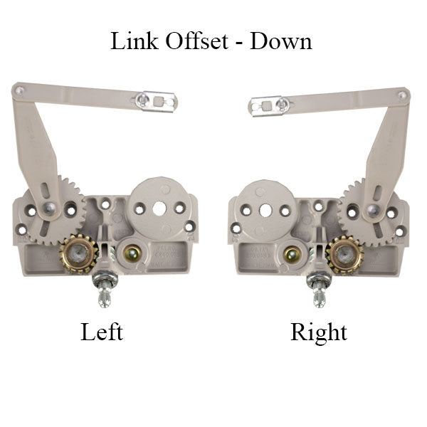 Truth Dyad Casement Operator, Wood windows, Link offset down, Right hand - Truth Dyad Casement Operator, Wood windows, Link offset down, Right hand