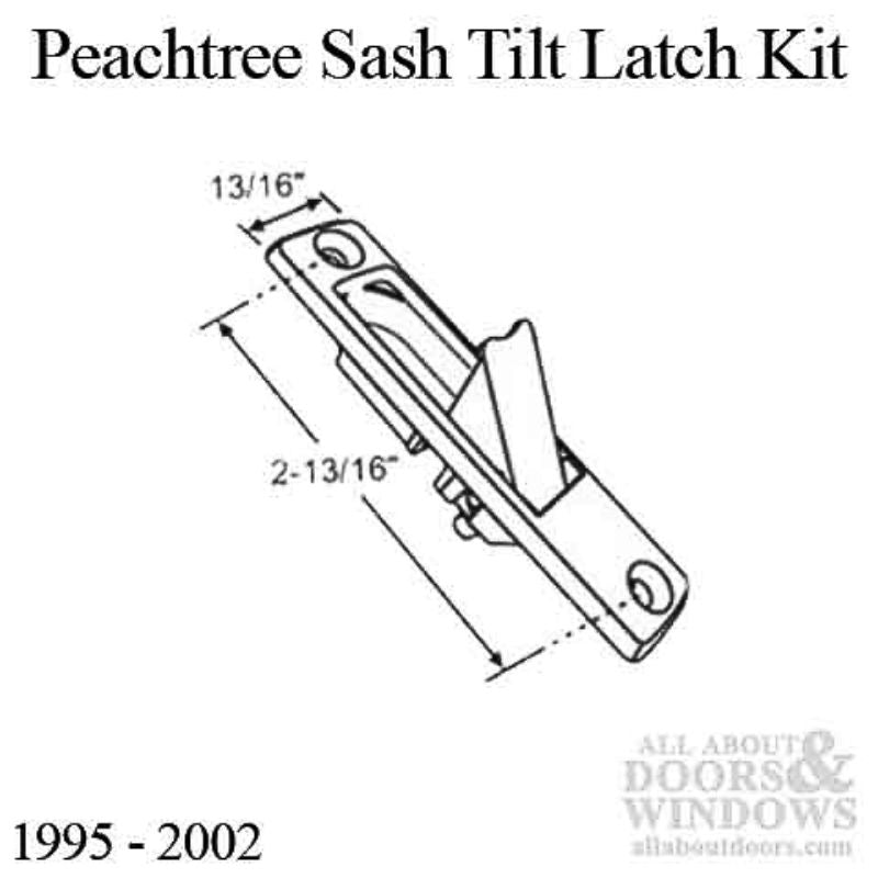 Peachtree Ariel Tilt Double Hung Window Sash Tilt Latch Kit (1995-2002) - Driftwood - Peachtree Ariel Tilt Double Hung Window Sash Tilt Latch Kit (1995-2002) - Driftwood