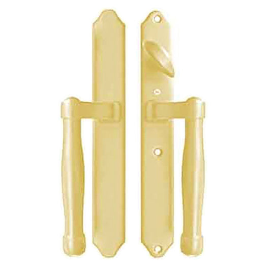 HOPPE HLS 9000 Sliding Door Handle Set Active Non-Keyed Resista Brass