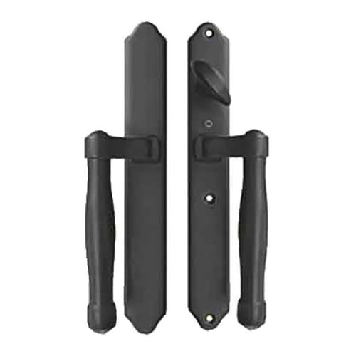 HOPPE HLS 9000 Sliding Door Handle Set Active Non-Keyed Outside Matte Black - HOPPE HLS 9000 Sliding Door Handle Set Active Non-Keyed Outside Matte Black