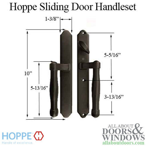 Hoppe HLS 9000 M574/2170N Active Non-Keyed Rustic Umber - Hoppe HLS 9000 M574/2170N Active Non-Keyed Rustic Umber