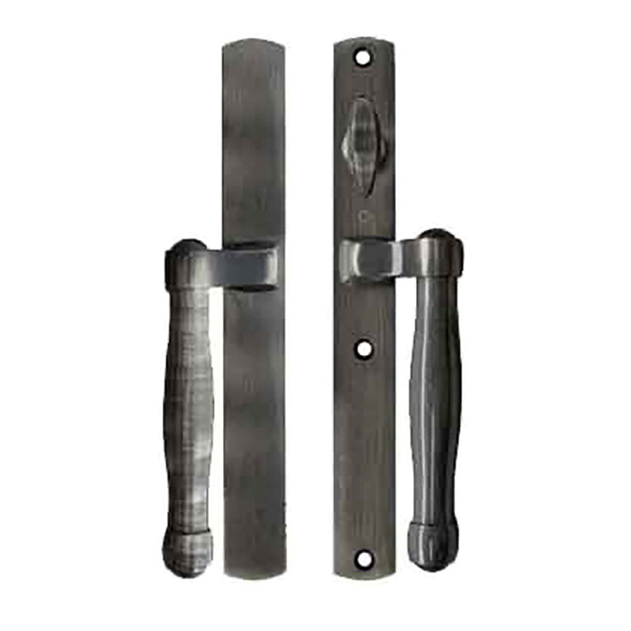 HOPPE HLS 9000 Sliding Door Handle Set Active Non-Keyed Outside Antique Nickel - HOPPE HLS 9000 Sliding Door Handle Set Active Non-Keyed Outside Antique Nickel