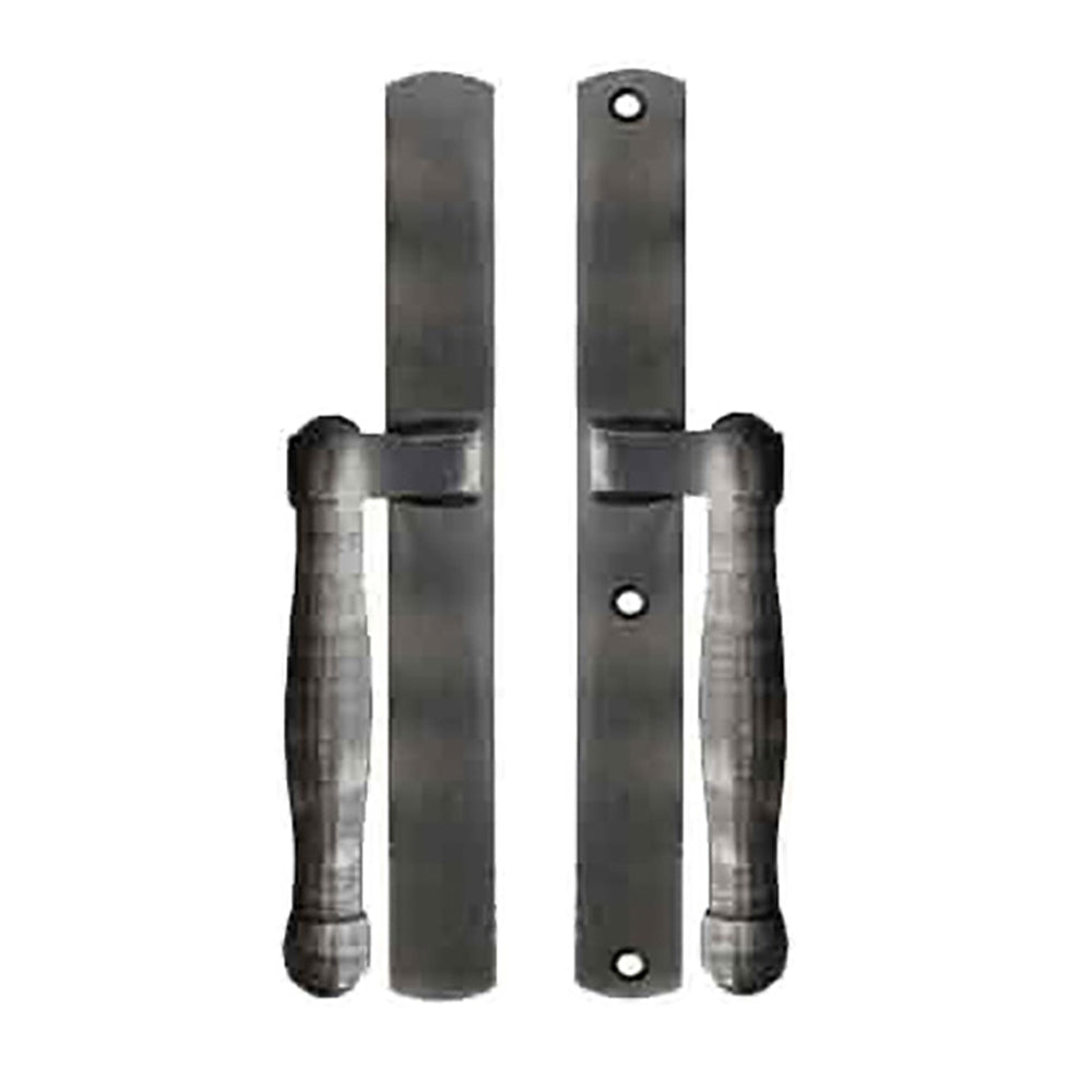 HOPPE HLS 9000 Sliding Door Handle Set Fixed Dummy Antique Nickel - HOPPE HLS 9000 Sliding Door Handle Set Fixed Dummy Antique Nickel