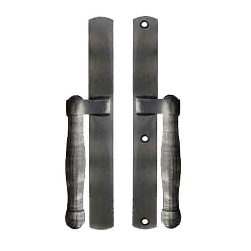 HOPPE HLS 9000 Sliding Door Handle Set Fixed Dummy Antique Nickel - HOPPE HLS 9000 Sliding Door Handle Set Fixed Dummy Antique Nickel