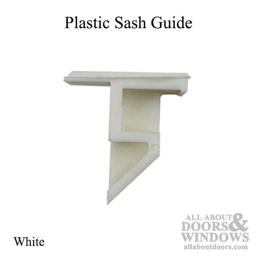 Capitol 60 Series Balance Accessories Plastic Sash Guide  - White - Capitol 60 Series Balance Accessories Plastic Sash Guide  - White