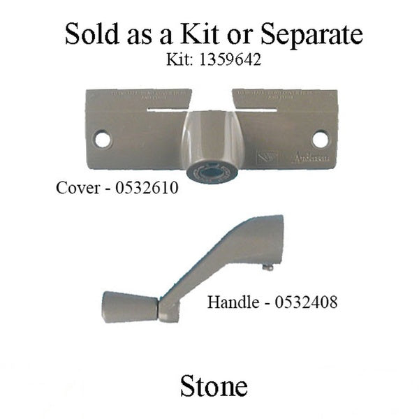 Andersen Window Perma-Shield Operator Crank Handle - Stone - Andersen Window Perma-Shield Operator Crank Handle - Stone