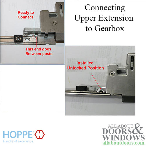 Hoppe 3-point Multipoint Lock, Door Heights 76.61