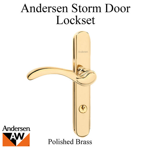 Andersen Traditional Storm Door Handel Set and Hardware Andersen Door Lever- Choose Finish - Andersen Traditional Storm Door Handel Set and Hardware Andersen Door Lever- Choose Finish