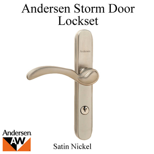 Andersen Traditional Storm Door Handel Set and Hardware Andersen Door Lever- Choose Finish - Andersen Traditional Storm Door Handel Set and Hardware Andersen Door Lever- Choose Finish