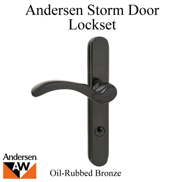 Andersen Traditional Storm Door Handel Set and Hardware Andersen Door Lever- Choose Finish - Andersen Traditional Storm Door Handel Set and Hardware Andersen Door Lever- Choose Finish