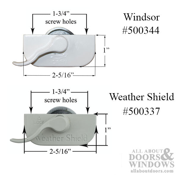 Windsor Sash Lock, Pinnacle Series Double Hung window - Windsor Sash Lock, Pinnacle Series Double Hung window