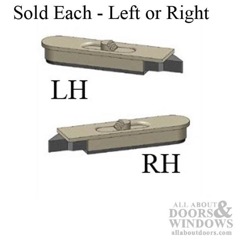 Windsor Metal & Plastic Tilt Latch, Double Hung, Right Hand- - Windsor Metal & Plastic Tilt Latch, Double Hung, Right Hand-