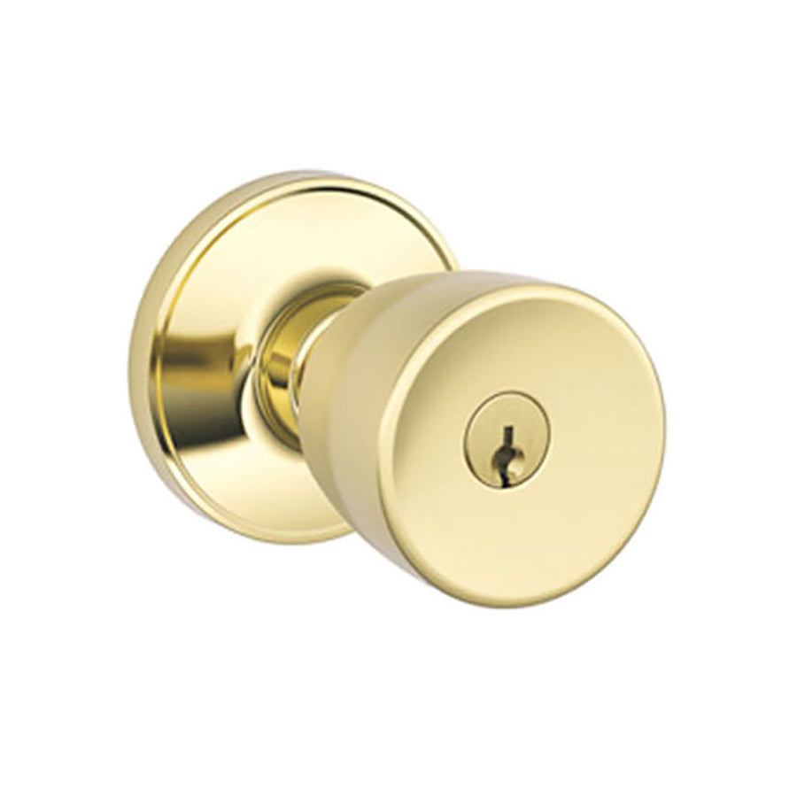 Dexter Byron J54-605 Keyed Entry Knob - Polished Brass - Dexter Byron J54-605 Keyed Entry Knob - Polished Brass