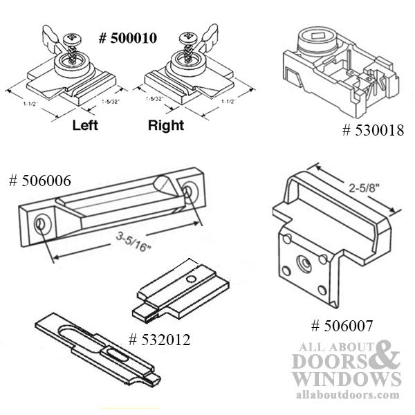 Pivot Lock Balance Shoe, 1-1/4 x 2-1/32 x 5/8, Rolox / Thermal-Gard - Pivot Lock Balance Shoe, 1-1/4 x 2-1/32 x 5/8, Rolox / Thermal-Gard