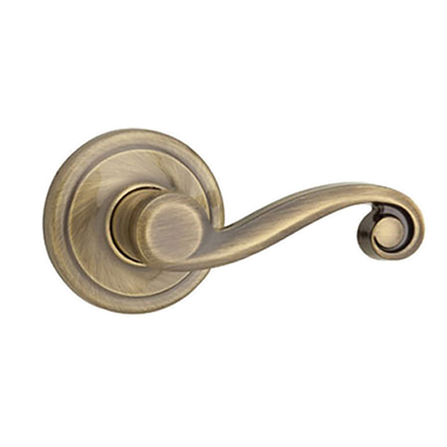 Kwikset Lido US5 626 LL LH Inactive Interior Trim Pack - Antique Brass - Kwikset Lido US5 626 LL LH Inactive Interior Trim Pack - Antique Brass