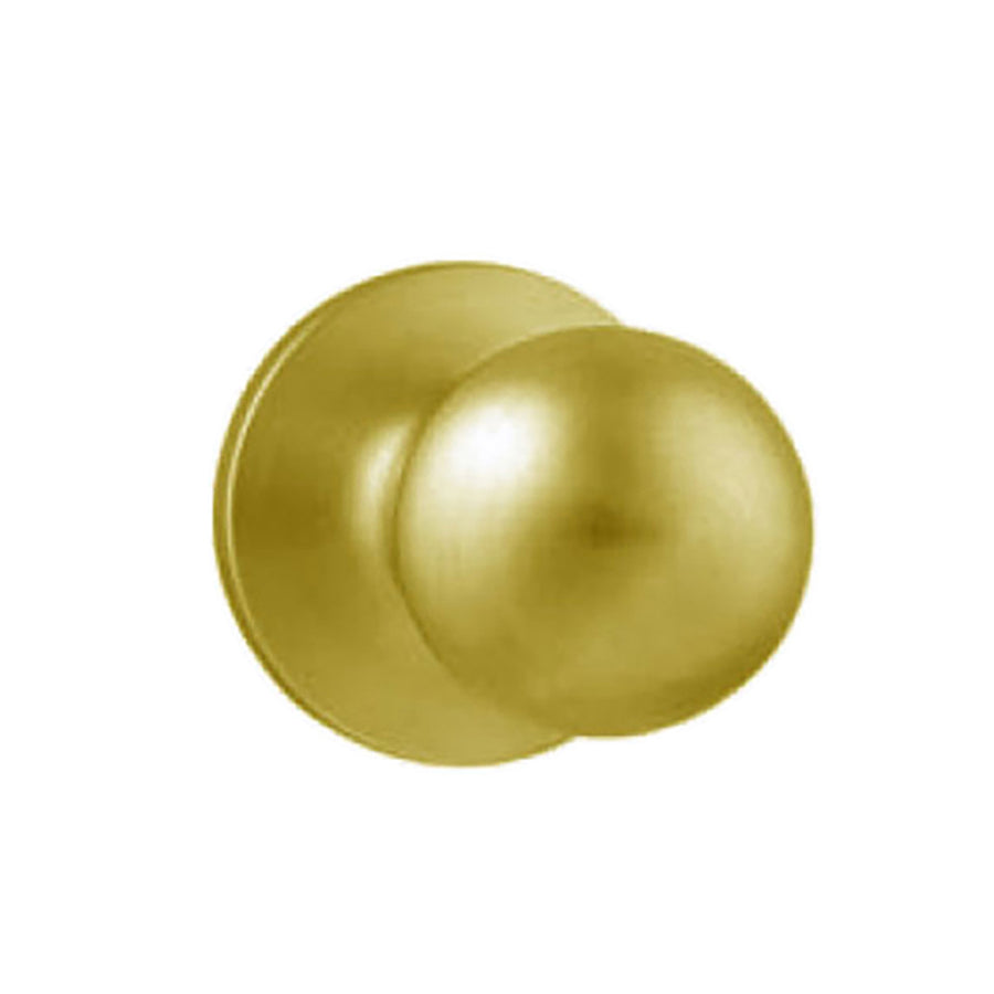 Kwikset Regina US3 SK 3000 RG Privacy Knob - Polished Brass - Kwikset Regina US3 SK 3000 RG Privacy Knob - Polished Brass