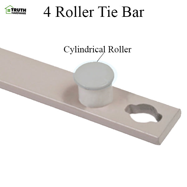 Truth Hardware 4 Roller Tie Bar 58.9 Inch Multipoint Lock Component - Truth Hardware 4 Roller Tie Bar 58.9 Inch Multipoint Lock Component
