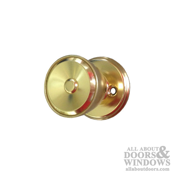 Weiser Dummy Knob, Polished Brass - Weiser Dummy Knob, Polished Brass