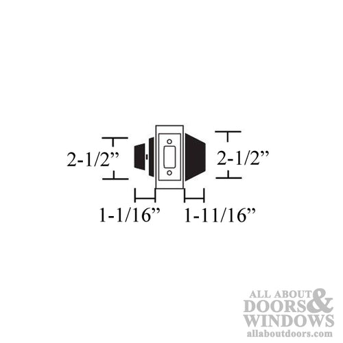 Weiser Deadbolt, CD9471 Single Cylinder - Lifetime Polished Brass - Weiser Deadbolt, CD9471 Single Cylinder - Lifetime Polished Brass