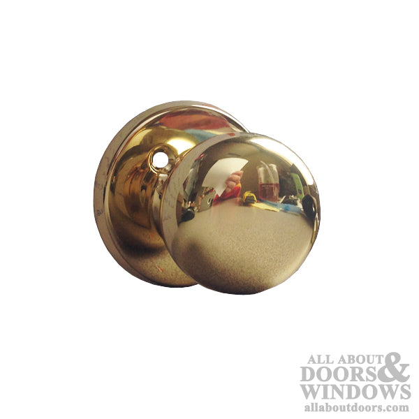 Weiser Fairfax Dummy Knob NAC, 12, F, 3  Polished Brass - Weiser Fairfax Dummy Knob NAC, 12, F, 3  Polished Brass
