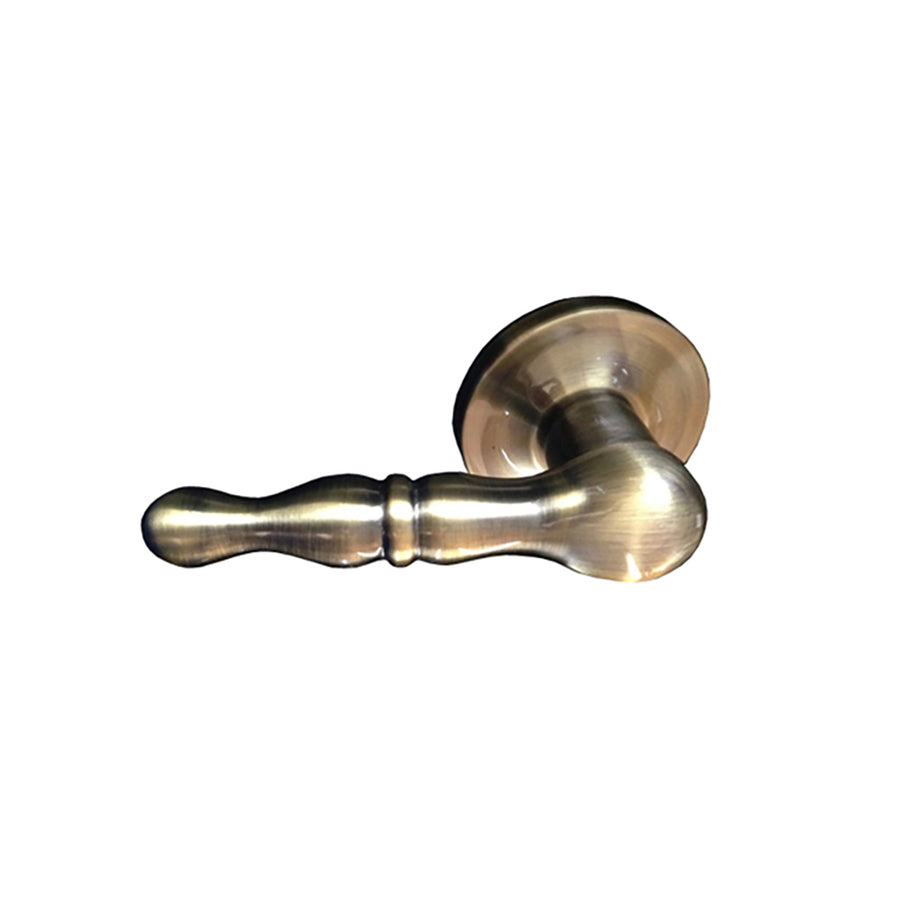 Kwikset Fremont US5 742 FL Left Hand Dummy Lever - Antique Brass - Kwikset Fremont US5 742 FL Left Hand Dummy Lever - Antique Brass