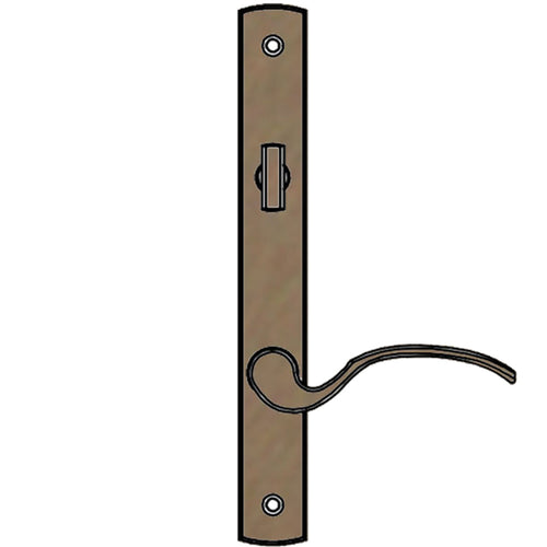 Truth Sentry Lock Handle Set, Traditional, Decorative finish over Brass, Antique Brass - Truth Sentry Lock Handle Set, Traditional, Decorative finish over Brass, Antique Brass