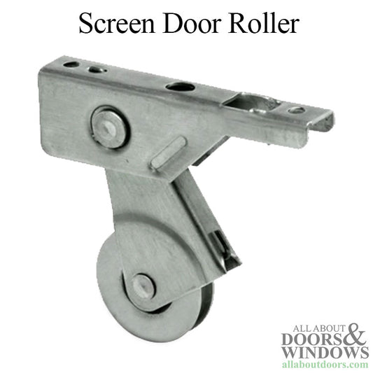 Screen Door Roller Assembly, 1” Steel Wheel