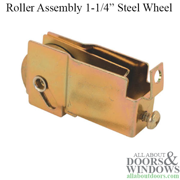 1-1/4  Steel  wheel, Roller Assembly - 1-1/4  Steel  wheel, Roller Assembly