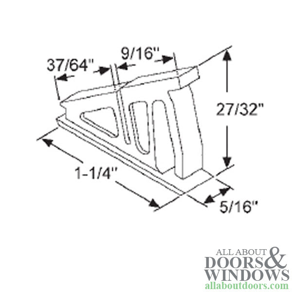 Vinyl Window Vent Latch / Night Lock - Vinyl Window Vent Latch / Night Lock