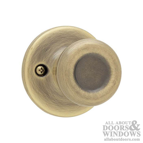 Kwikset Tylo Door Knob Antique Brass Dummy Door Handle Kwikset 488T-5V1 - Kwikset Tylo Door Knob Antique Brass Dummy Door Handle Kwikset 488T-5V1