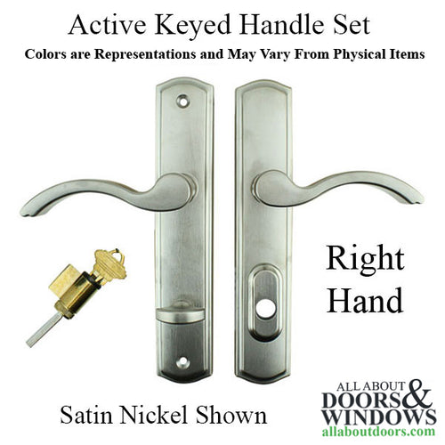 Active Handle set 100 Series Lever, C Plate,  Right Hand - Choose Color - Active Handle set 100 Series Lever, C Plate,  Right Hand - Choose Color