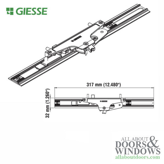 Giesse OS Operator 2  mechanism  12-1/2"