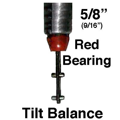 5/8 Inch Spiral Tilt-In Window Balance Rod, Red Bearing, Aluminum Tubes - 5/8 Inch Spiral Tilt-In Window Balance Rod, Red Bearing, Aluminum Tubes