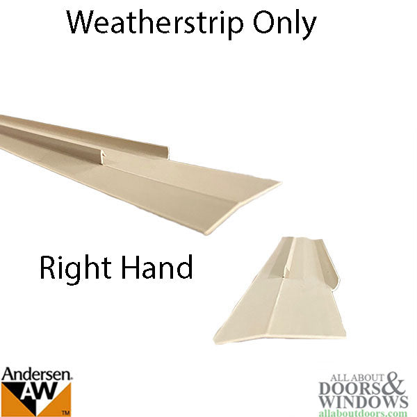 Interlock Weatherstrip, 2 Panel, Stationary Panel, - Interlock Weatherstrip, 2 Panel, Stationary Panel,