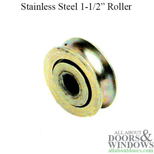 Roller Only,  1-1/2  Diameter Stainless Steel - Roller Only,  1-1/2  Diameter Stainless Steel