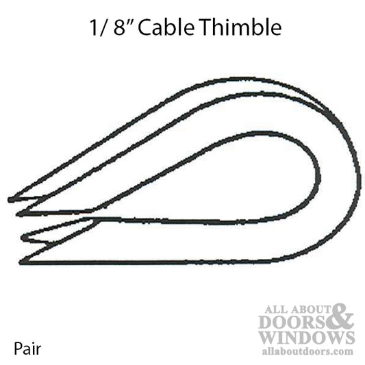 Cable Thimble for 1/8 Inch Cable